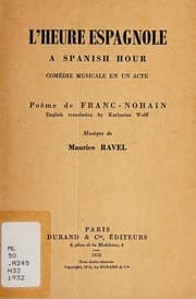 Tapa de L'heure espagnole