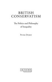 Tapa de British Conservatism