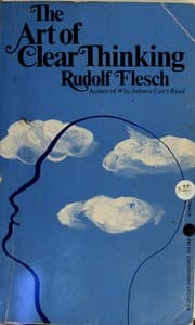 Tapa de The art of clear thinking
