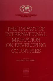 Tapa de The Impact of international migration on developing countries
