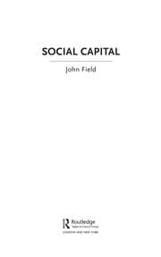 Tapa de Social capital