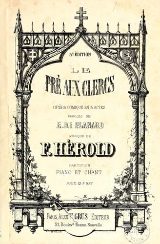 Tapa de Le pré aux clercs