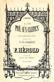 Tapa de Le pré aux clercs