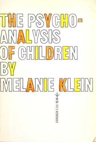 Tapa de The psychoanalysis of children.