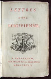 Tapa de Lettres d'une Peruvienne