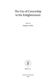 Tapa de The use of censorship in the Enlightenment