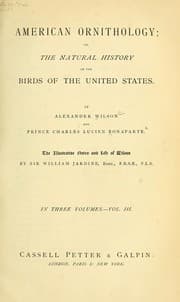 Tapa de American ornithology; or, The natural history of the birds of the United States