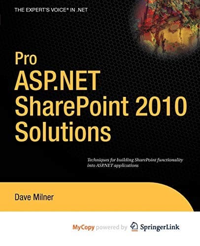 Tapa de Pro ASP.NET SharePoint 2010 Solutions