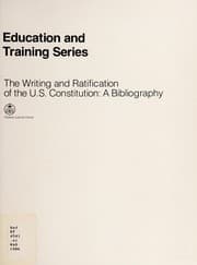 Tapa de The writing and ratification of the U.S. Constitution