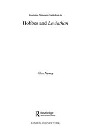 Tapa de Routledge philosophy guidebook to Hobbes and Leviathan