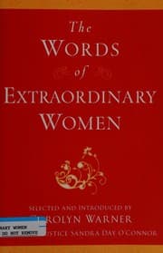 Tapa de The words of extraordinary women