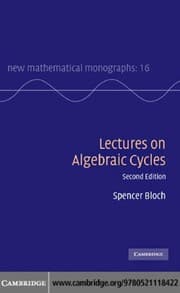 Tapa de Lectures on Algebraic Cycles