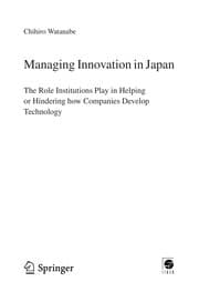 Tapa de Managing innovation in Japan