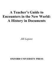 Tapa de A Teacher's Guide to Encounters in the New World