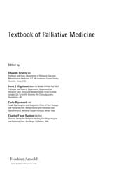 Tapa de Textbook of palliative medicine