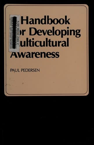 Tapa de A handbook for developing multicultural awareness