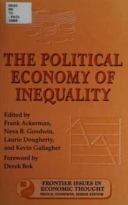 Tapa de The political economy of inequality