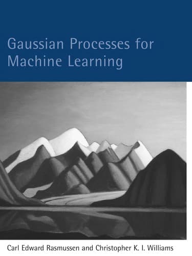 Tapa de Gaussian processes for machine learning