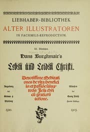 Tapa de Hans Burgkmair's Leben und Leiden Christi