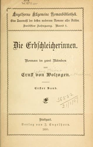 Tapa de Die Erbschleicherinnen