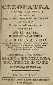 Tapa de Cleopatra
