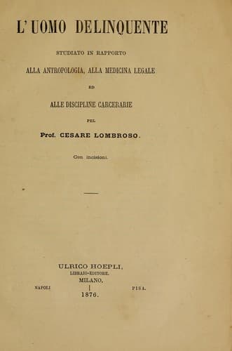 Tapa de L'uomo delinquente