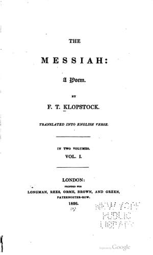 Tapa de The Messiah: A Poem