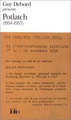 Tapa de Potlatch, 1954-1957