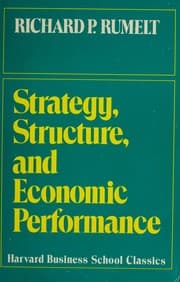 Tapa de Strategy, structure, and economic performance