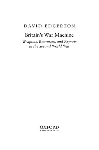 Tapa de Britain's war machine