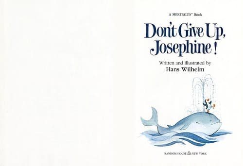 Tapa de Don't give up, Josephine!