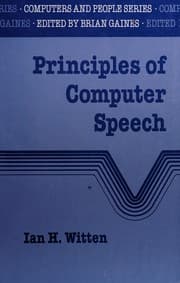 Tapa de Principles of computer speech