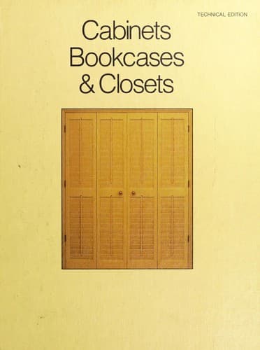 Tapa de Cabinets, bookcases & closets