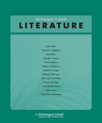 Tapa de McDougal Littell literature