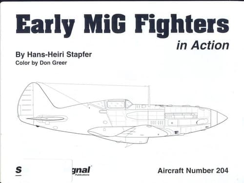 Tapa de Early MiG fighters in action