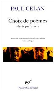 Tapa de Choix de poèmes