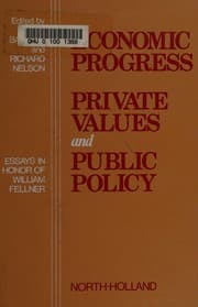 Tapa de Economic progress, private values, and public policy