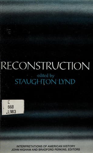 Tapa de Reconstruction. --