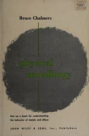 Tapa de Physical metallurgy