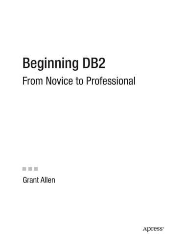 Tapa de Beginning DB2