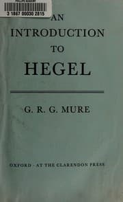 Tapa de An introduction to Hegel