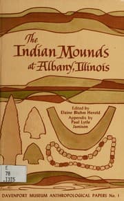 Tapa de The Indian mounds at Albany, Illinois