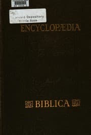 Tapa de Encyclopædia biblica