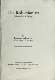 Tapa de The reductionists-volume I in a trilogy