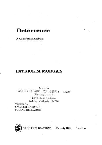 Tapa de Deterrence