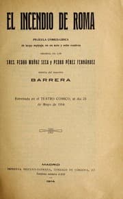 Tapa de El incendio de Roma