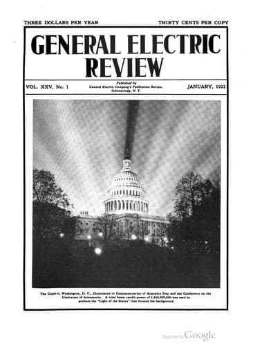 Tapa de General Electric Review