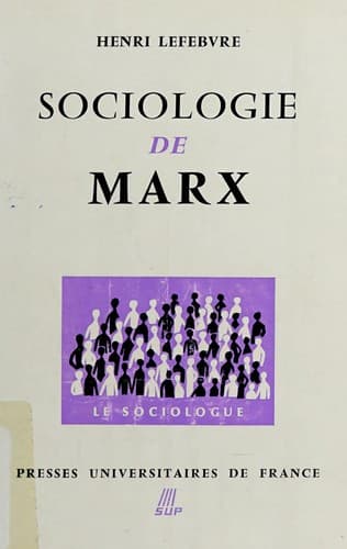 Tapa de Sociologie de Marx.