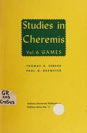 Tapa de Studies in Cheremis: games