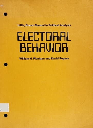 Tapa de Electoral behavior